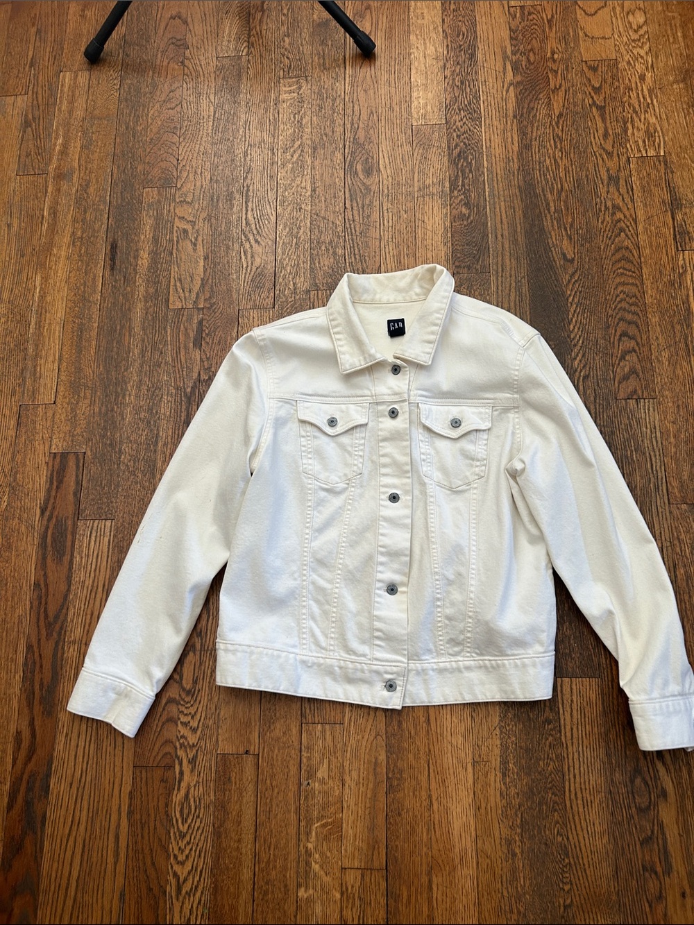 GAP Off-White Denim Trucker Jacket - Picture 4 of 4